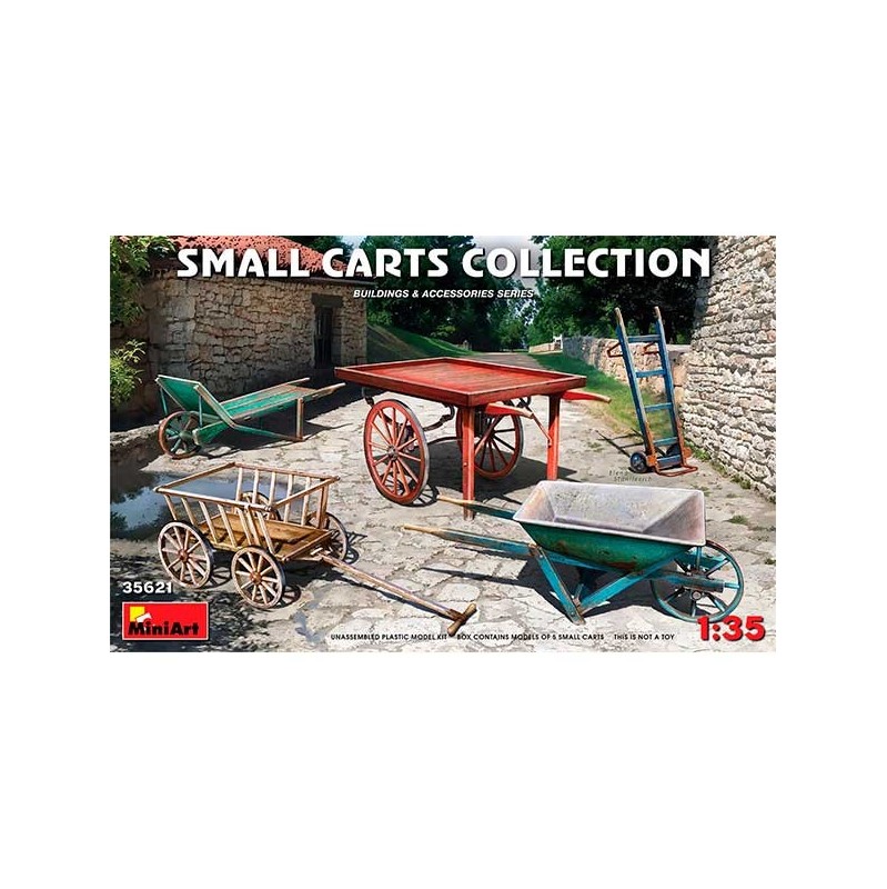 MiniArt Accesorios Small Carts Collection 1/35