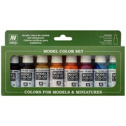 Set de 8 Model Color Transparentes