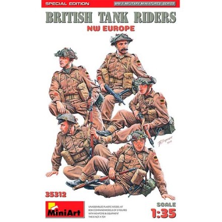 MiniArt British Tank Riders NW EU Sp Ed 1/35