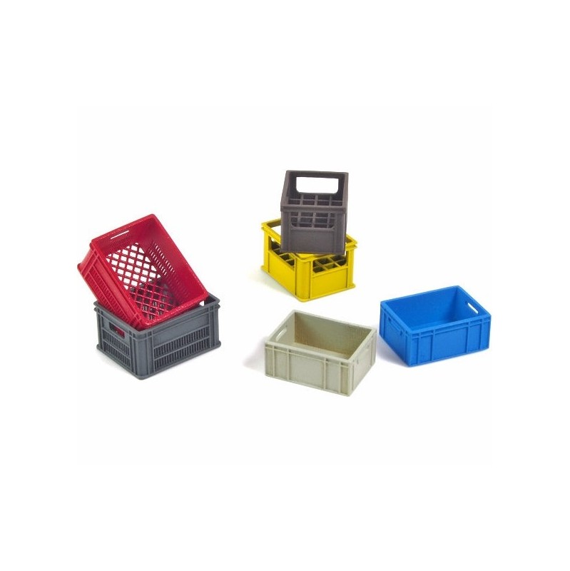 Matho Plastic Crates Set 6 units 1/35