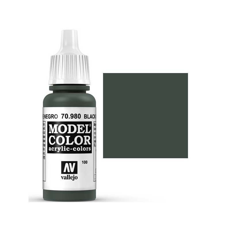 Model Color Verde Negro 17ml (100)