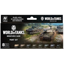 Set 8 MC World of Tanks Miniatures Game Set