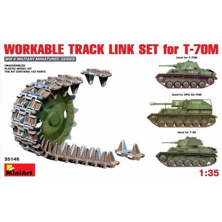 Acc Workable Track Link T-70M Light 1/35