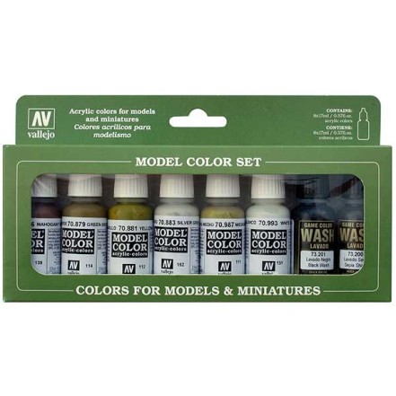 Set de 8 Model Color Building Set