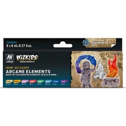 Set 8 Wizkids Premium Arcane Elements 8ml