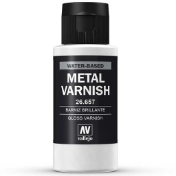 Vallejo Gloss Metal Varnish 657-60ml