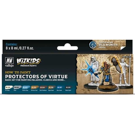 Set 8 Wizkids Premium Protectors of Virtue 8ml