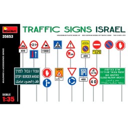 MiniArt Accesorios Traffic Signs. Israel 1/35