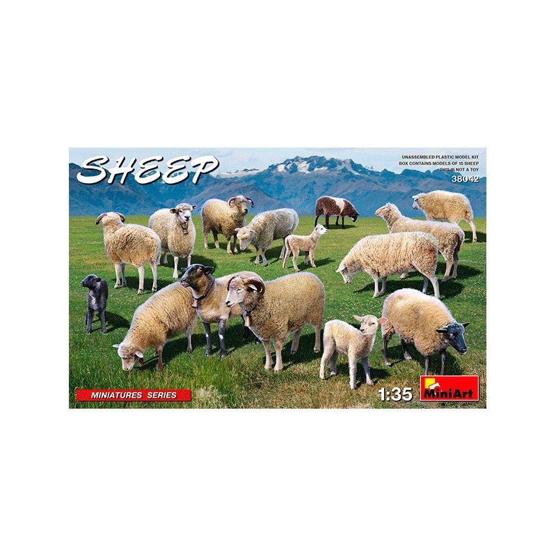 MiniArt Accesorios Sheep 1/35