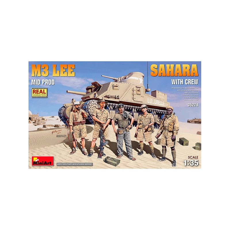 MiniArt M3 Lee Mid Prod. Sahara w/Crew 1/35