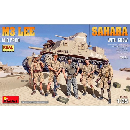 MiniArt M3 Lee Mid Prod. Sahara w/Crew 1/35