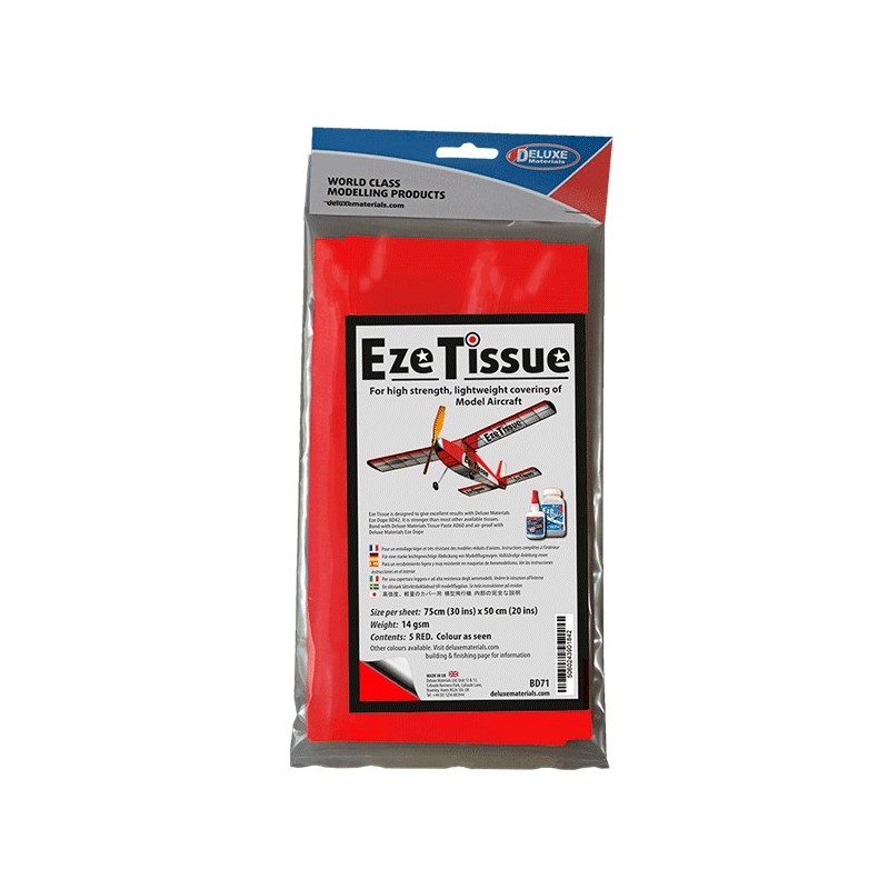 Deluxe Eze Tissue red 5 units