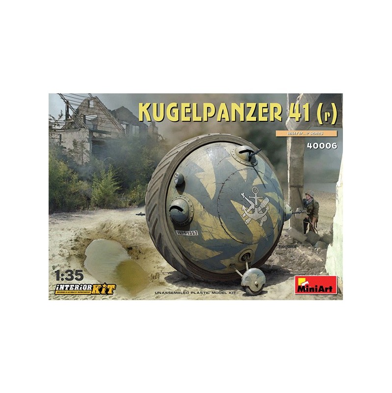 MiniArt Tanque Kugelpanzer 41r Int. Kit 1/35