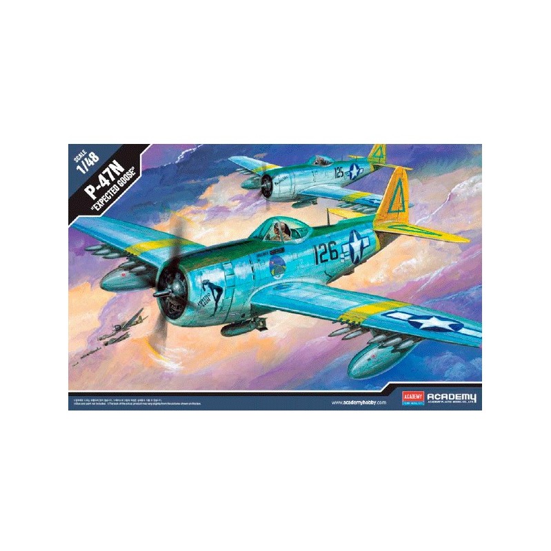 Academy  P-47N Expected Goose Aircraft 1/48