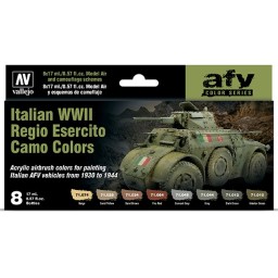 Set 8 Italian WWII Regio Esercito Camo Colors
