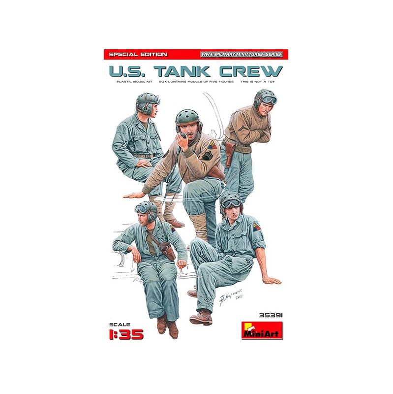MiniArt U.S. Tank Crew Special Edition 1/35