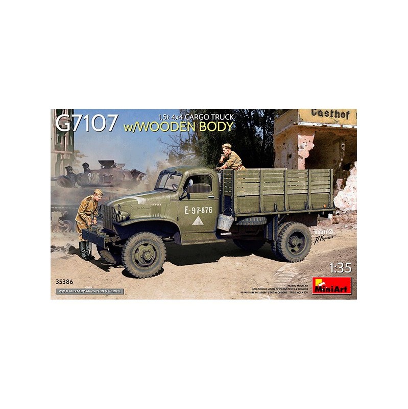 MiniArt G7107 1,5t 4x4 Truck Wood Body 1/35