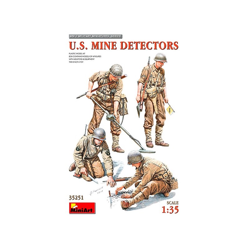 MiniArt U.S. Mine Detectors 1/35