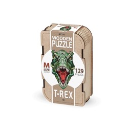 EWA Puzzle T-REX (M) 129 piezas caja de madera