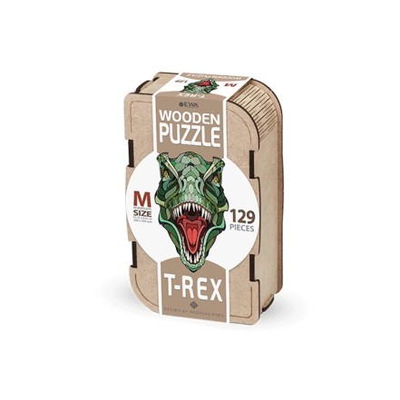 EWA Puzzle T-REX (M) 129 pieces wooden box