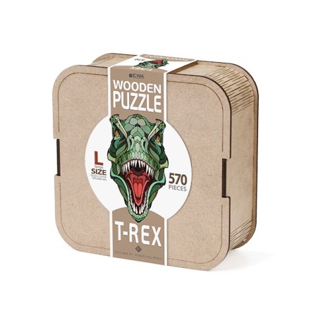 EWA Puzzle T-REX (L) 570 pieces wooden box