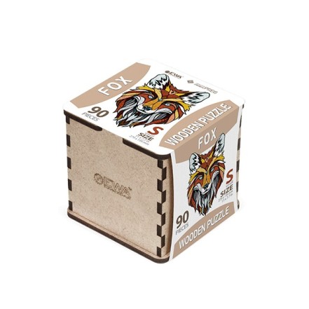 EWA Puzzle Zorro (S) 90 piezas caja de madera
