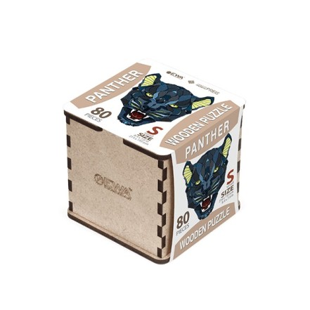 EWA Puzzle Panther (S) 80 pieces wooden box