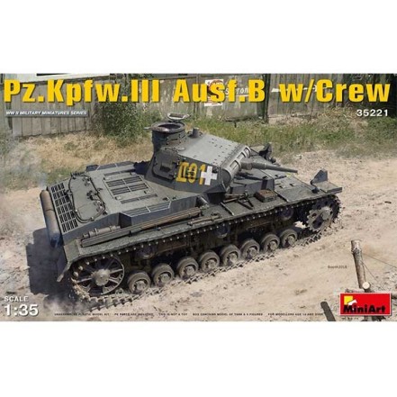 MA Tanque Pz.Kpfw.3 Ausf.B +Crew 1/35