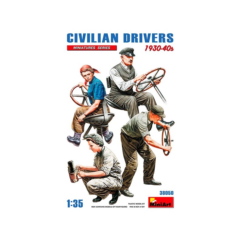 MiniArt Civilian Drivers 1930-40s 1/35