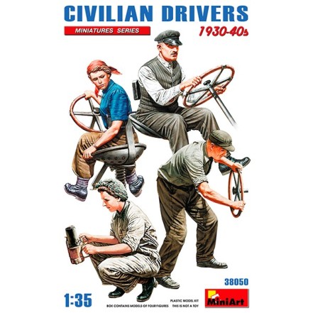 MiniArt Civilian Drivers 1930-40s 1/35