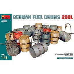 Miniart German Fuel Drums 200L
