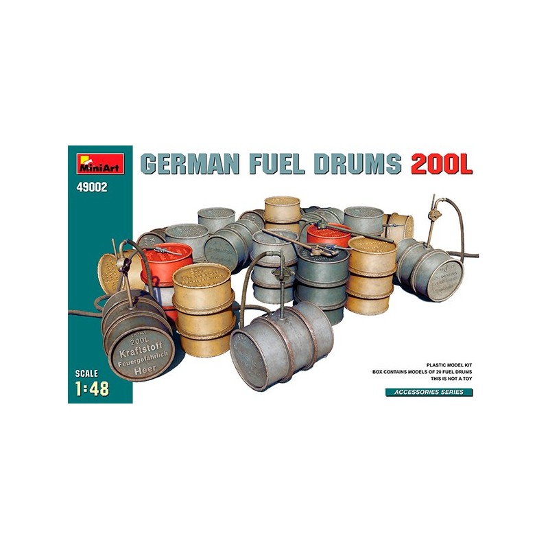 Miniart German Fuel Drums 200L