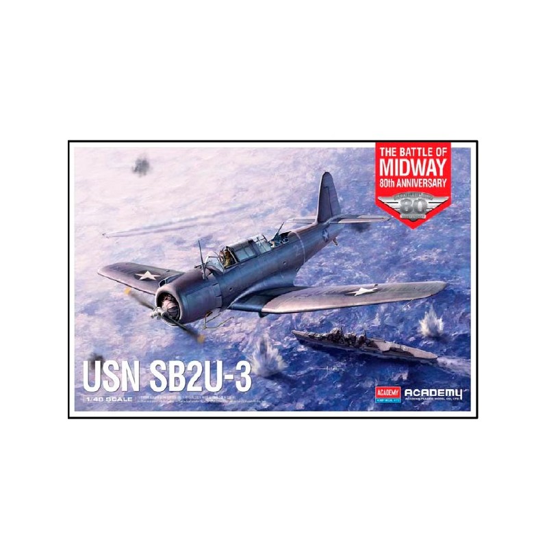 Academy  USN SB2U-3 Battle of Midway 80th Anniversary 1/48