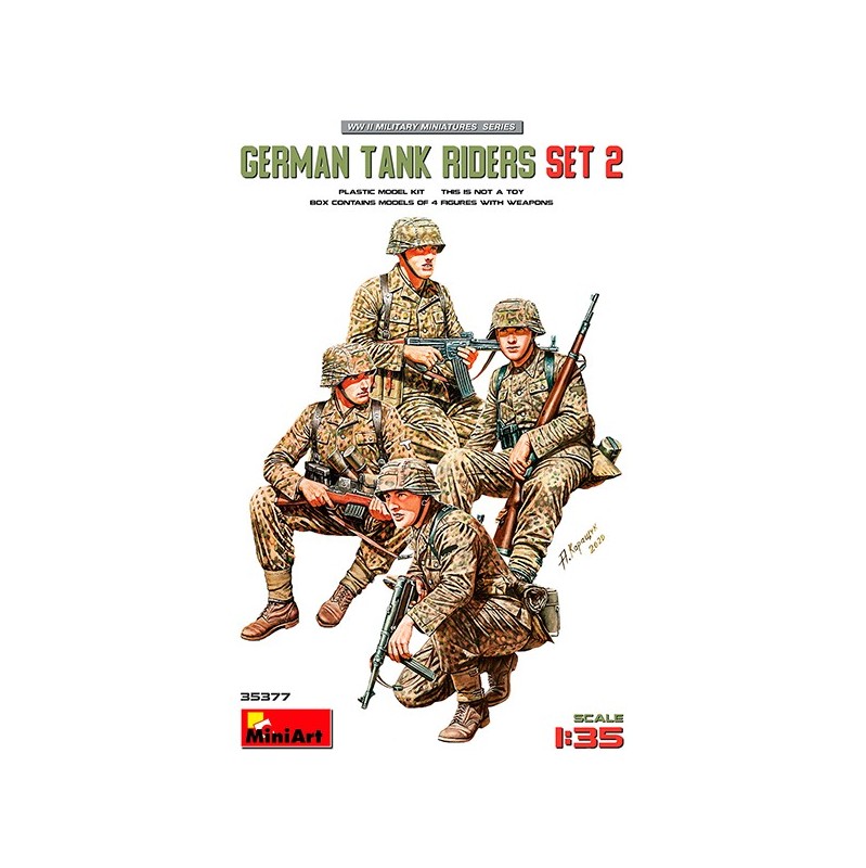 MiniArt German Tank Riders Set 2 1/35