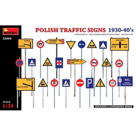 MiniArt Polish Traffic Signs 1930-40’s 1/35