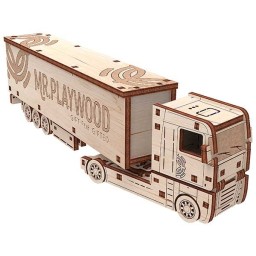 Mr. Playwood Camión pesado con Trailer 88 piezas