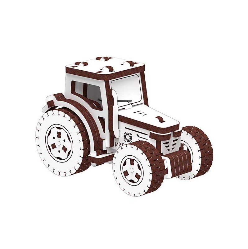 Mr. Playwood Tractor Todoterreno 60 piezas