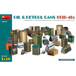 Miniart Oil & Petrol Cans 1930-40s 1/48
