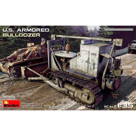 Miniart U.S. Armored Bulldozer 1/35