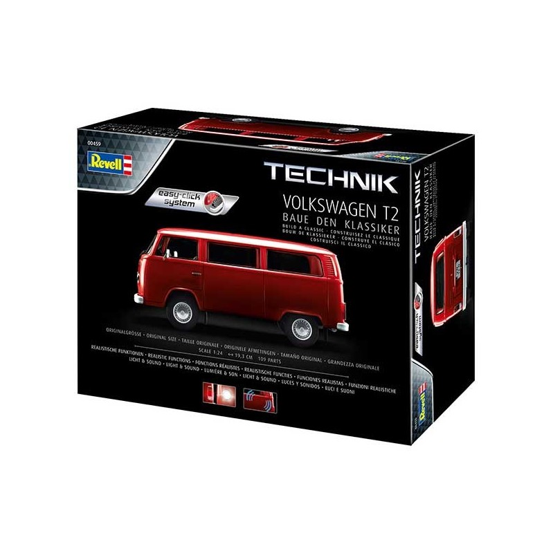Revell model kit Easy Click System Volkswagen T2 Technik 1:24