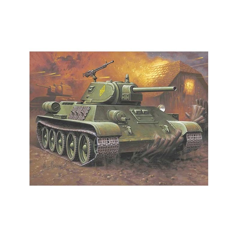 Revell Model Kit Tank T 34/76 Model 1940 1:76