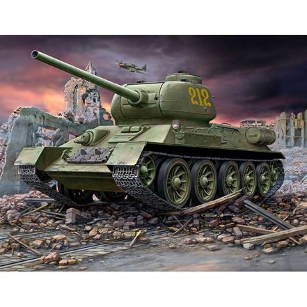 Revell Model Kit Tank T 34/85 1:72