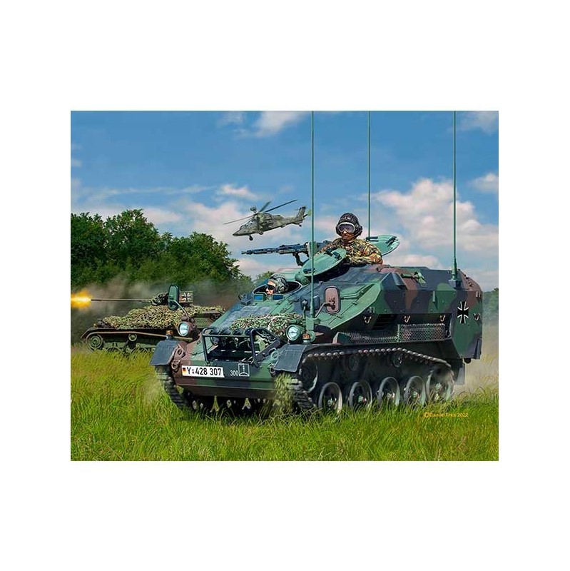 Revell Model Kit Tank Wiesel 2 LeFlaSys BF/UF 1:35