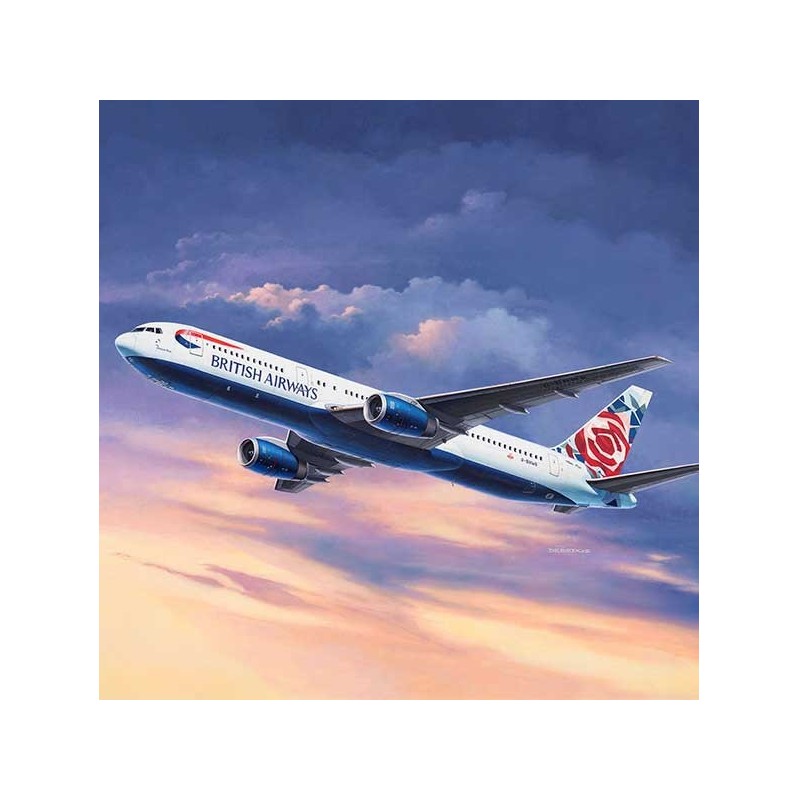 *Revell Maqueta Avión Boeing 767-300ER "British Airways" 1:144