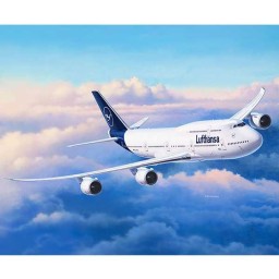 Revell Maqueta Avión Boeing 747-8 "Lufthansa" New Livery 1:144