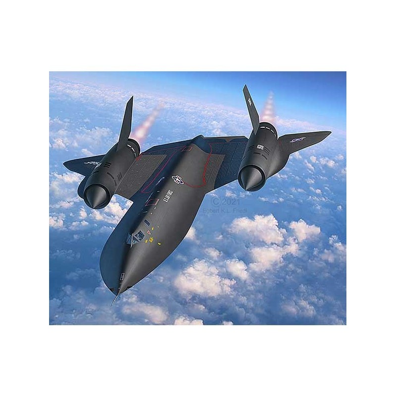 Revell Maqueta Avión Lockheed SR-71 A Blackbird 1:48
