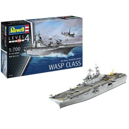 Revell Model Kit Ship US Navy Assault Carrier WASP Class 1:700