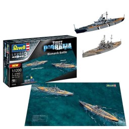 Revell model kit acc First Diorama Set Bismarck Battle 1:1200