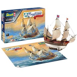 Revell Model Kit acc Ship Mayflower 400th Anniversary 1:83