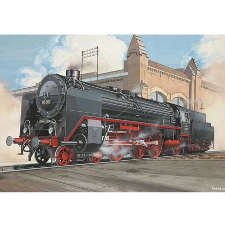 Revell model kit Express Locomotive BR02 & Tender 2'2' T30 1:87